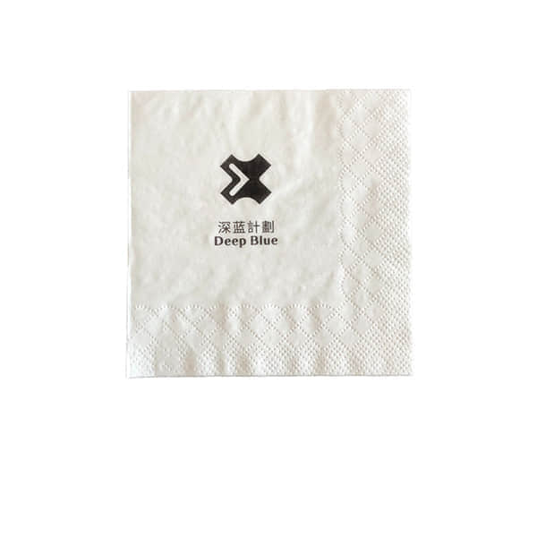 Factory price 2Ply White Square Tissue Napkin Disposable Cocktai Napkins Restaurant Event bar 