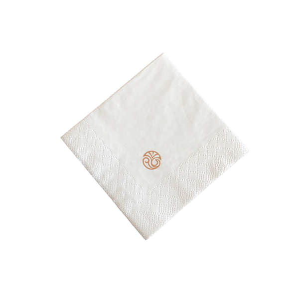 Factory price 2Ply White Square Tissue Napkin Disposable Cocktai Napkins Restaurant Event bar 
