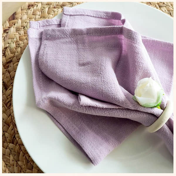 Colored Cotton And Linen Napkins Soft Dinner Cloth Napkins High-end Hotel Napkins