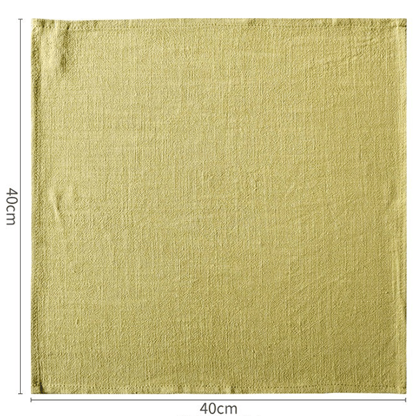 Colored Cotton And Linen Napkins Soft Dinner Cloth Napkins High-end Hotel Napkins