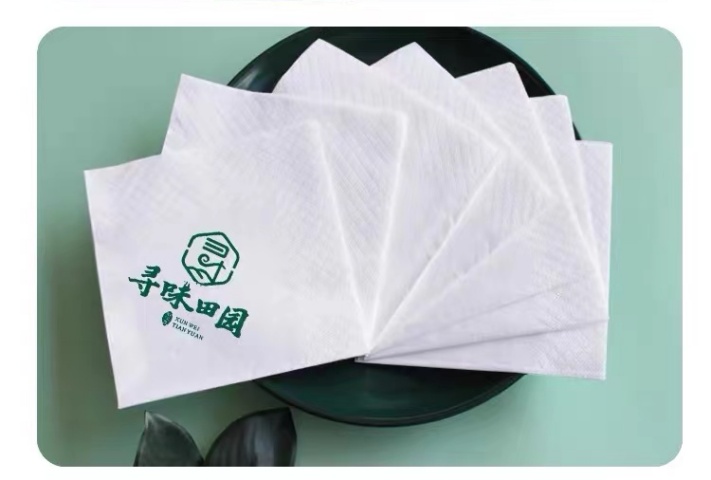 Customized Tissue Napkins 25*25cm Disposable Beverage Napkin Virgin Wood Pulp Cocktai Napkins 