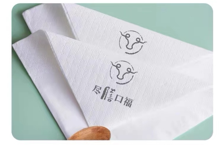 Customized Tissue Napkins 25*25cm Disposable Beverage Napkin Virgin Wood Pulp Cocktai Napkins 