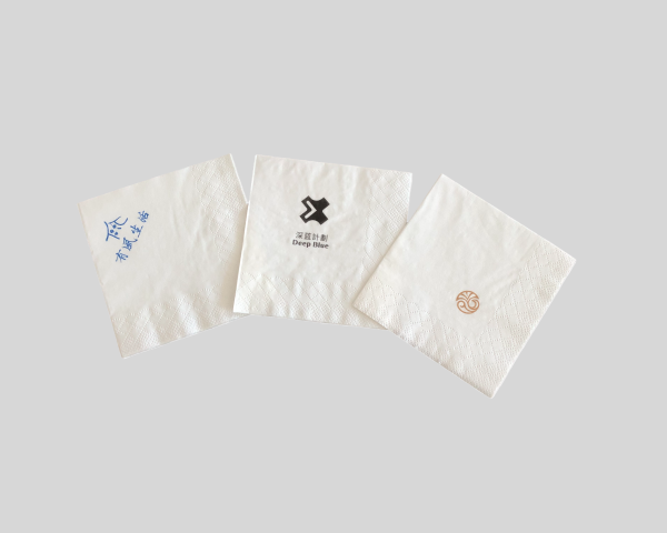Factory price 2Ply White Square Tissue Napkin Disposable Cocktai Napkins Restaurant Event bar 