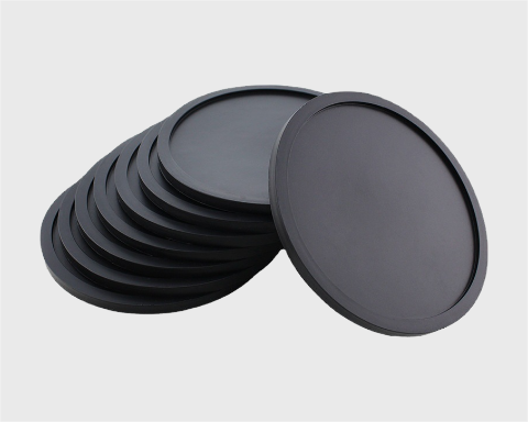 Custom Printed Logo 10cm Round Silicone Coaster Coffee tea drink Coaster Soft Water Coaster