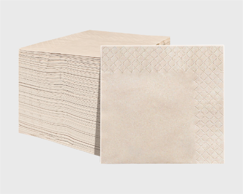 High Quality Natural Bamboo Pulp Napkins 2Ply Restaurant Tissue Napkin Disposable Cocktai Napkins