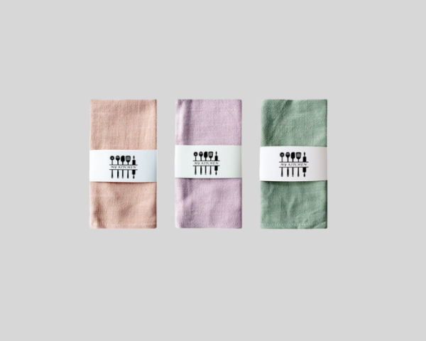 Colored Cotton And Linen Napkins Soft Dinner Cloth Napkins High-end Hotel Napkins