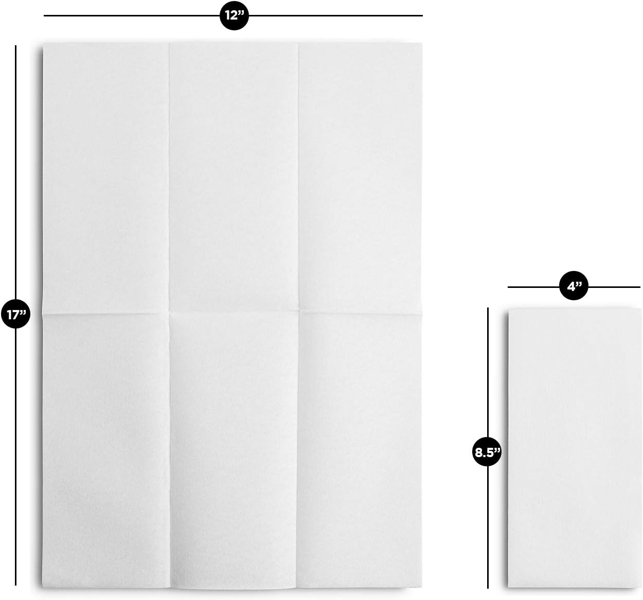 Disposable Linen Feel Guest Towels Cloth Like Hand Towels Soft & Absorbent Airlaid Paper Napkins