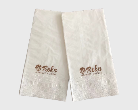 High Quality Dinner Tissue Paper 3Ply 40*40cm Disposable Restaurant Napkins 
