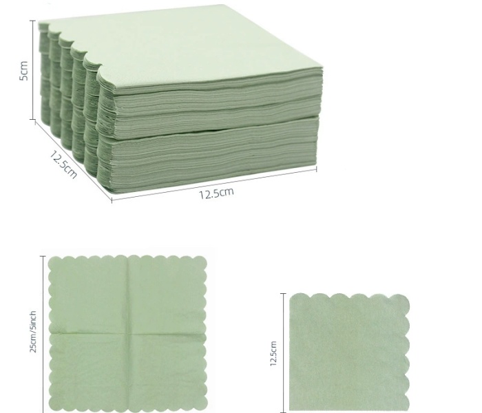 Custom Cocktail Napkins 2Ply Color Tissue Napkin Personalized Wedding Cocktail Napkins