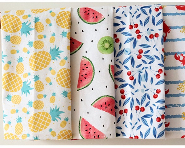 High quality Cotton Tablecloth With Customized Logo Personalized Wedding Cloth Napkins