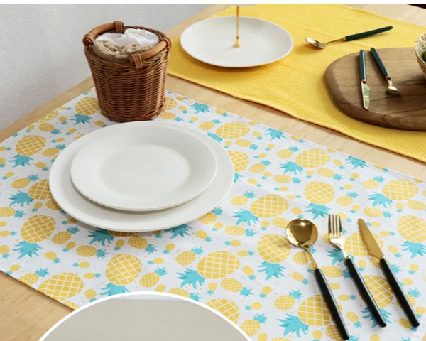 High quality Cotton Tablecloth With Customized Logo Personalized Wedding Cloth Napkins