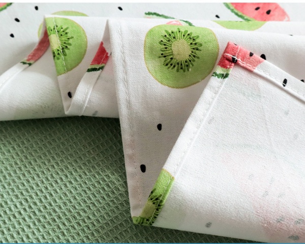 High quality Cotton Tablecloth With Customized Logo Personalized Wedding Cloth Napkins